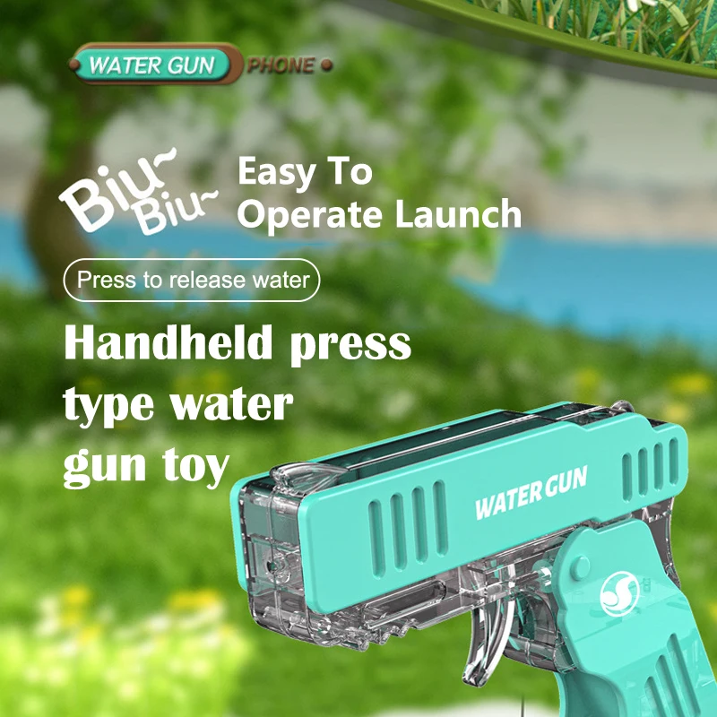 Summer Water Gun Water Beach Toy Creative Folding Water Gun Children Water Gun Toy Outdoor Mini Water Spray Gun Toys Gifts