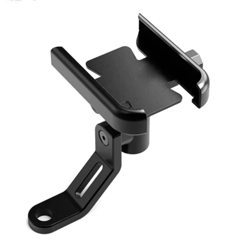 Motorcycle Bicycle Phone Holder GPS Bracket Cellphone Stand Rearview Mirror Handlebar Mount Compatible For Xiaomi iPhone 2024