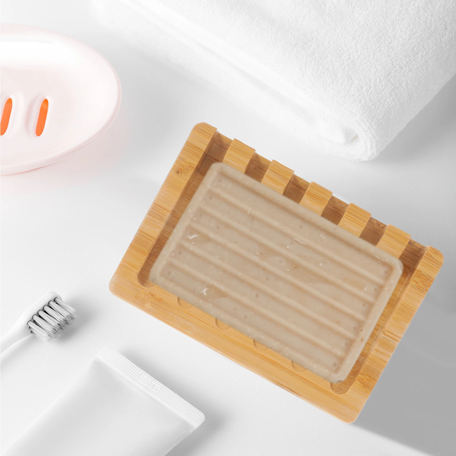 

For Shower Natural Drainable Design For Bathroom Kitchen Sink Storage Bar Soap Soap Holder Holder Tray