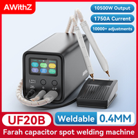 AWithZ 10500W Spot Welder Super Farad Capacitor Spot Welding Machine 18650 Lithium Battery DIY Nickel Sheet Welding Machine EU