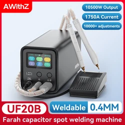 AWithZ UF20B Spot Welder Super Farad Capacitor Spot Welding Machine 18650 Lithium Battery DIY Nickel Sheet Welding Machine EU