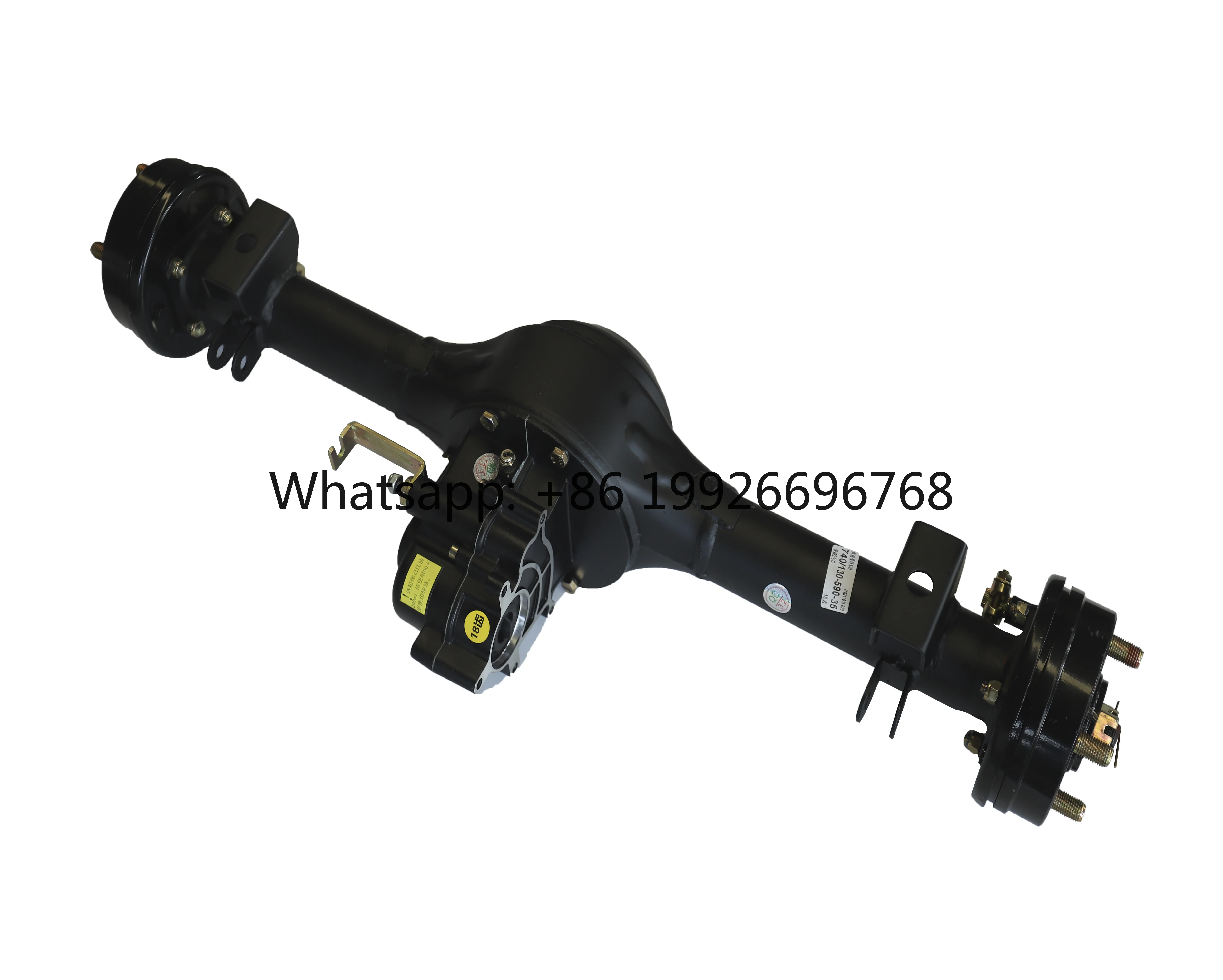 

Электродвигатель для привода заднего моста трехколесного автомобиля с электродвигателем 48В постоянного тока и задним мостом