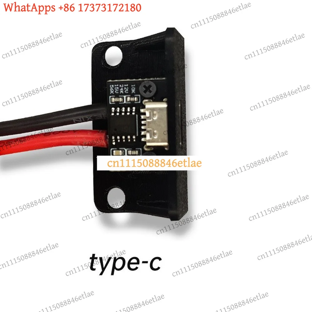 USB C 12V 3A Power Supply Board for PS1 Fat Console, External Replacement Parts