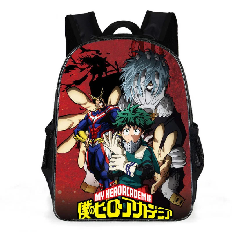 

My Hero Academia Schoolbag Polyester Fiber Backpack in Stock Can Be Sent on Behalf