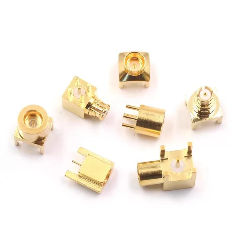 1 Uds SMP-KE/KWHD conector RF SMP-JWE/JHD SMP-JE smp enchufe PCB de soldadura de cuatro pines