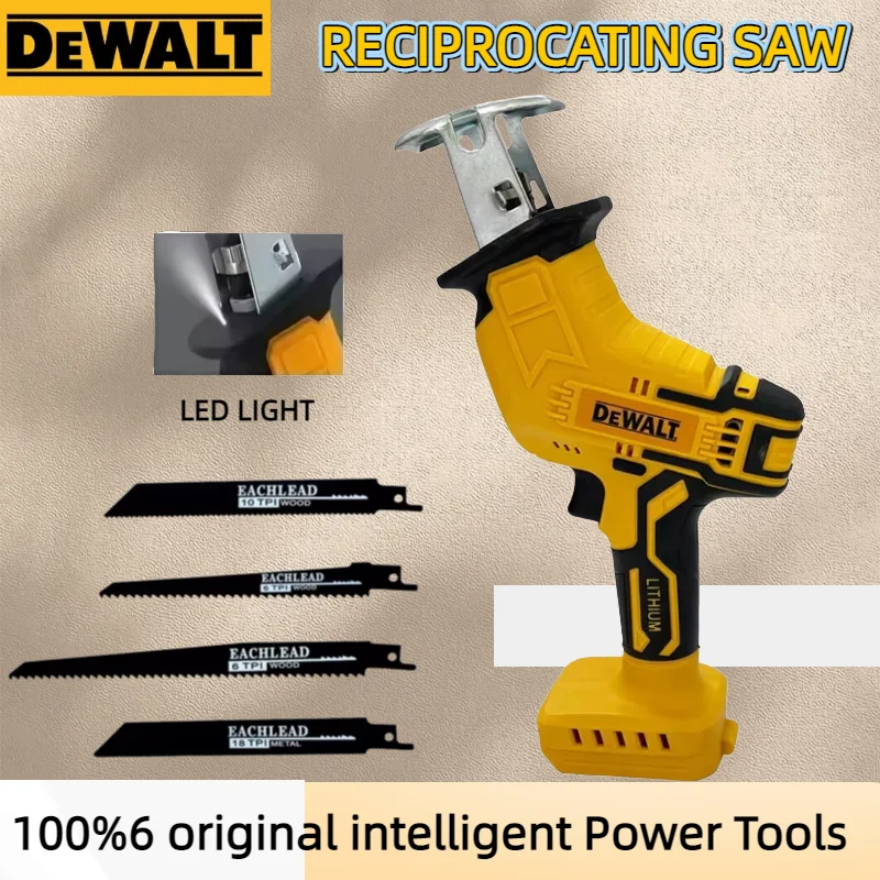 

Dewalt 2800 об/мин Аккумуляторная сабельная пила Бесщеточная электрическая пила Многофункциональная пила для резки металлических деревянных труб Электроинструмент 20 В