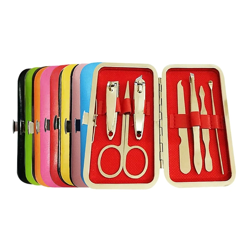 for Sharp Durable Stainless Steel Manicure Pedicure Set Ear Spoon Travel for Case for Men Dropship