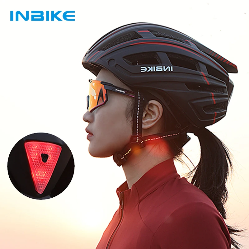 INBIKE Bicycle Helmet Man Ultralight Helmets for Cycling MTB Road Men\'s Bike Helmet  Mountain with Goggles Taillight Accessories