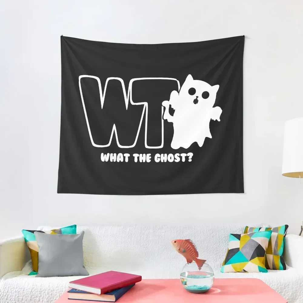 What The Ghost? - Light Tapestry Wallpaper Bedroom Bedroom Decor Tapestry