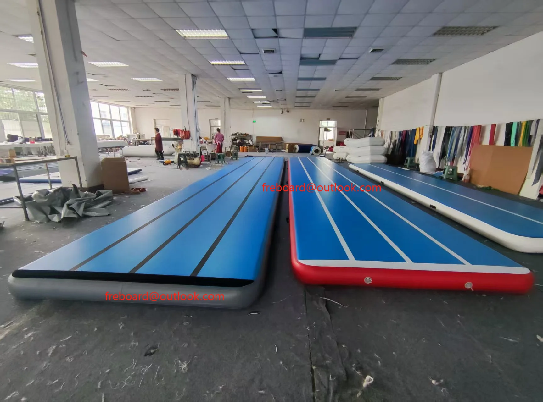 Tania dmuchana mata gimnastycz – Home Gym And Basketball Court recenzja i cena