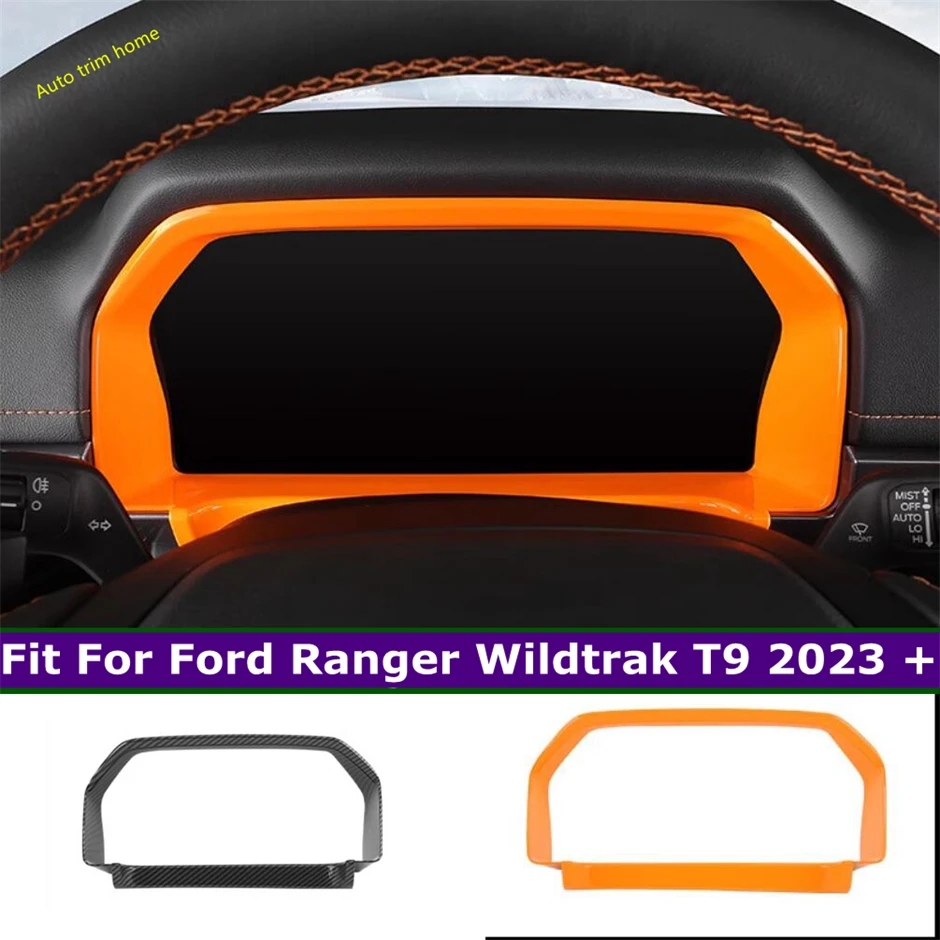 

Car Styling Center Console Dashboard Frame Decorative Cover Trim Kits Fit For Ford Ranger Wildtrak T9 2023 2024 2025 Accessories