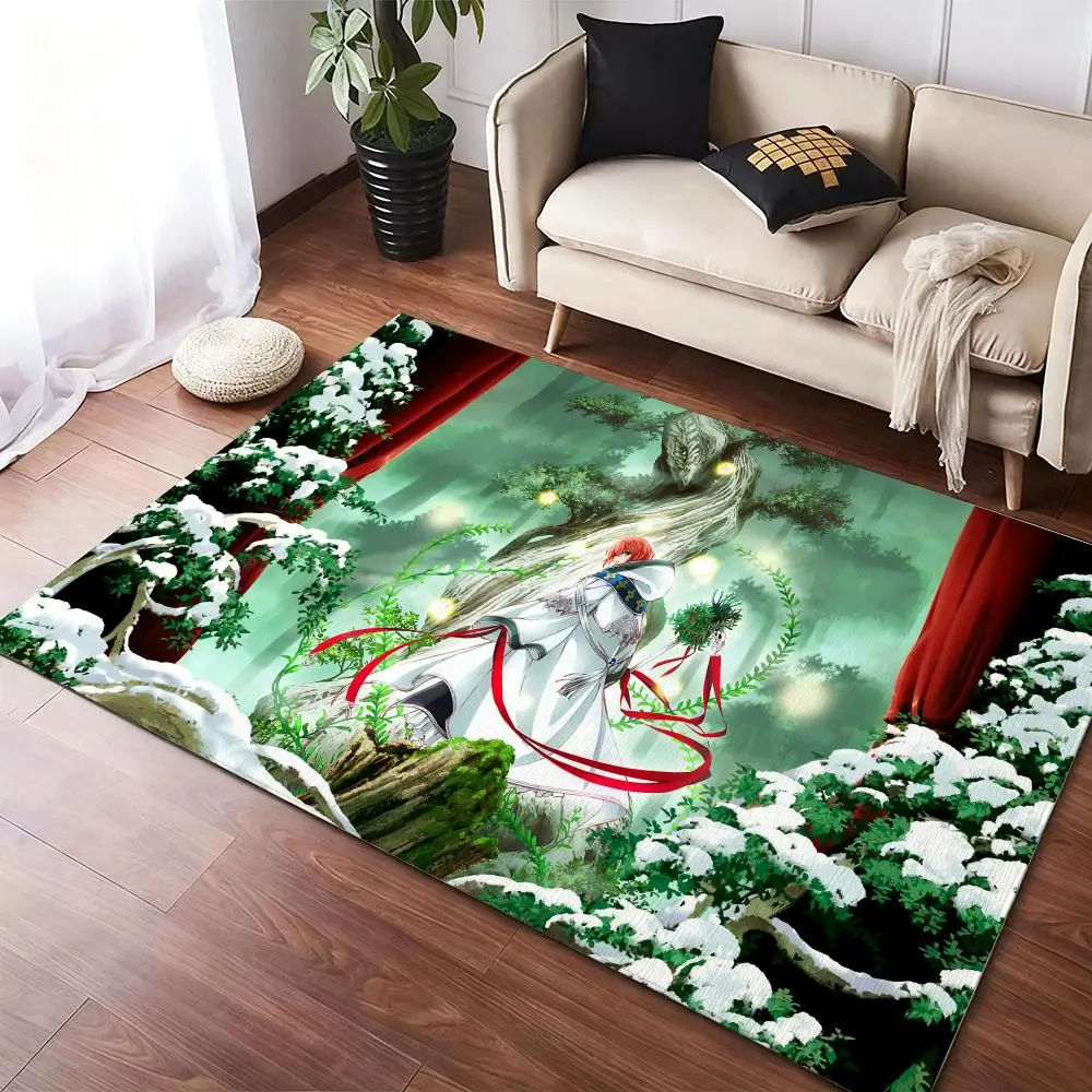 

cool Ancient M-Magus Bride Floor Mat Soft Thickened Non-Slip Door Mat for Living Room Home Decor Flannel Rugs