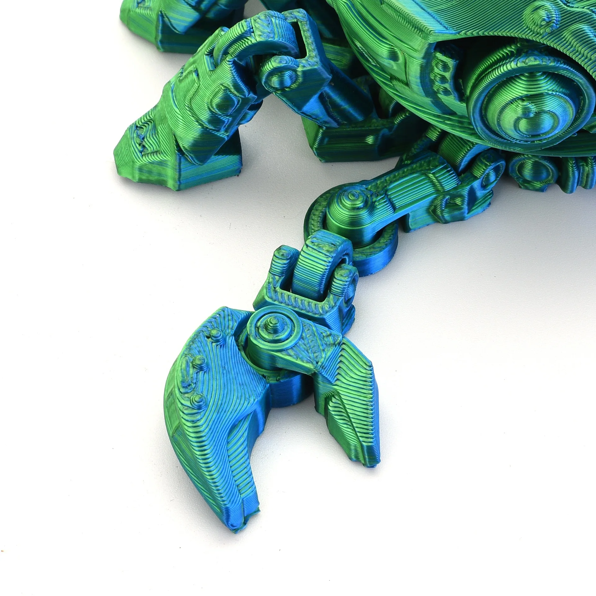 3D Printing Cyberpunk Crab Mechanical Crab Movable Joint Children's Gift Toy Model with Openable Lid