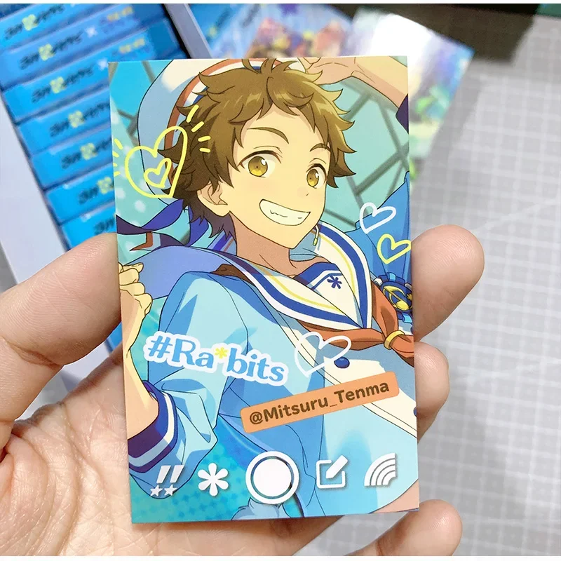 45 Pieces of Ensemble Stars Anime Figures Cards ES Snap.me INS Limited Edition Collectible Cards Toys Gifts for Children