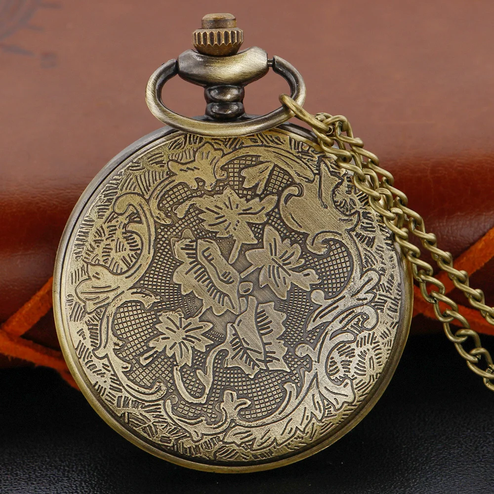 クラシックカレッジギアアカデミーバッジクォーツ懐中時計ローマンケースミニタイムネックレス時計メンズレディース学生シングルギフト