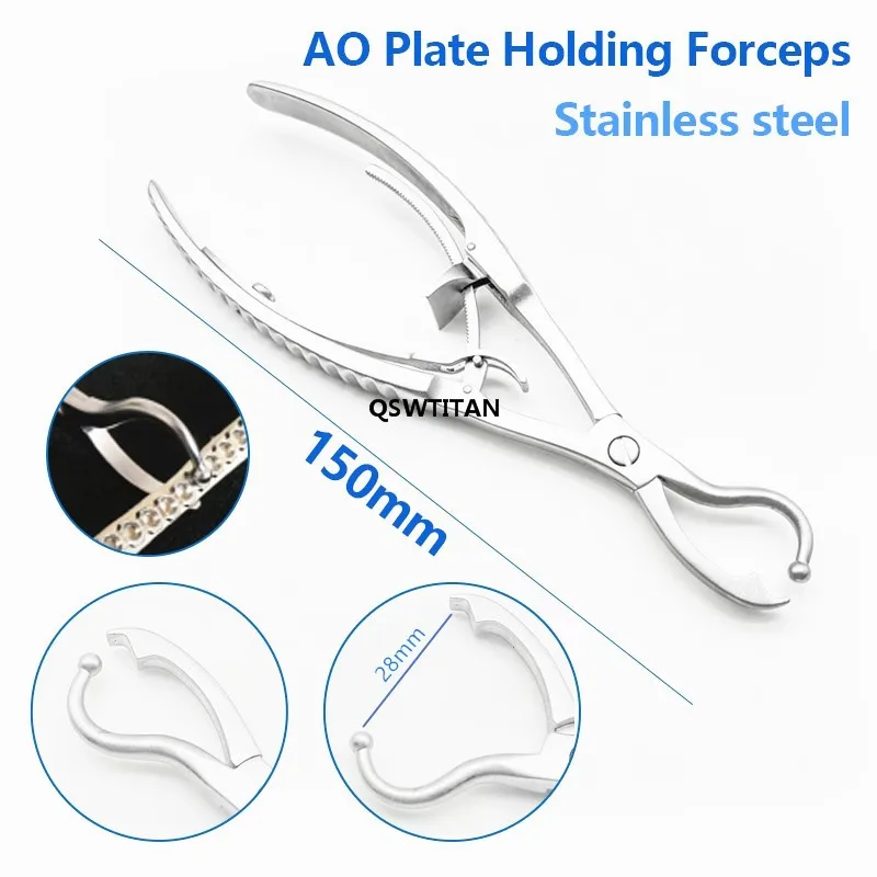 Orthopedic Reduction Forceps with Serrated Jaws Self-locking fixed pliers AO Plate Holding Forceps Orthopedic instrument