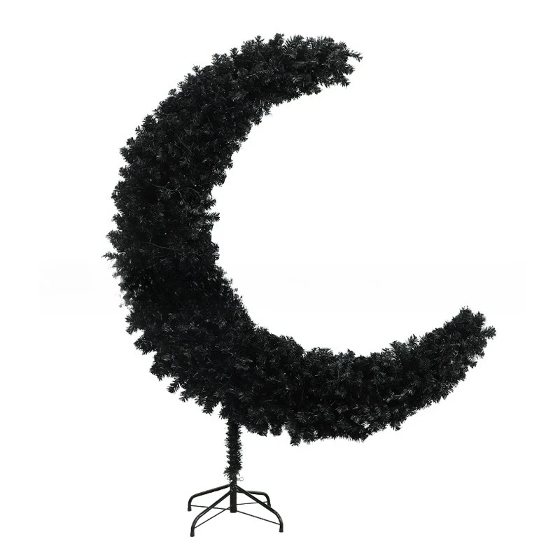 Moon Tree Hotel Shopping Mall Window Christmas Tree Customization Halloween Black Moon Customization