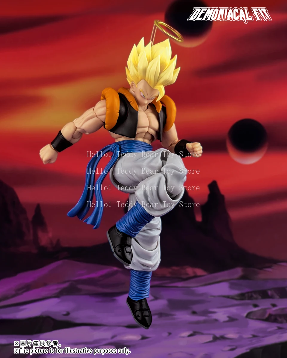 متوفر في المخزون-دراغون بول شيطاني صالح DF SHF Gogeta Hero Waltz لعبة مجسمة هدية #5