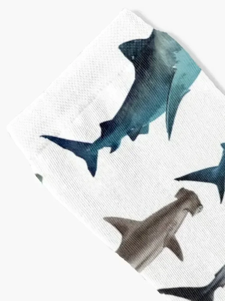 Sharks Socks Non-slip floor japanese fashion Stockings Men Socks Luxury Brand Women's