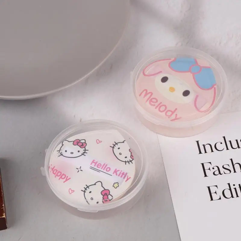 

Kawaii Animation Sanrio мультфильм KT Cat на воздушной подушке пудра для сухого и влажного использования губка для макияжа инструмент для макияжа