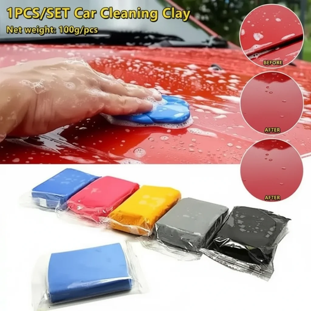 Car Cleaning Clay Bar 100g Vehicle Detailing Clay for Effective Washing and Cleaning
