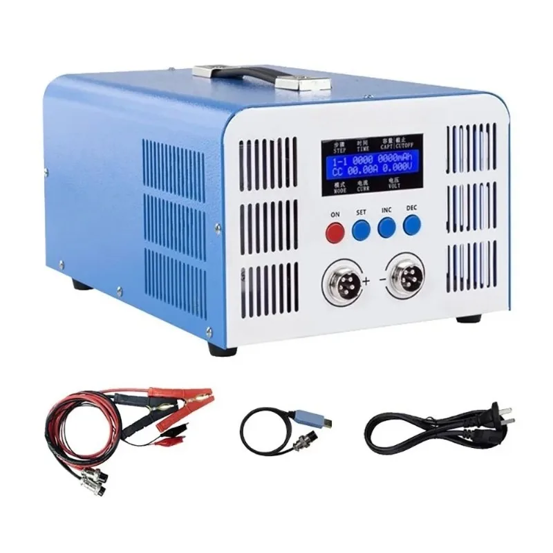 50A Lithium Battery Capacity Tester LiFePO4/Li-ion Power Battery Discharge Charger 6-Step Programmable