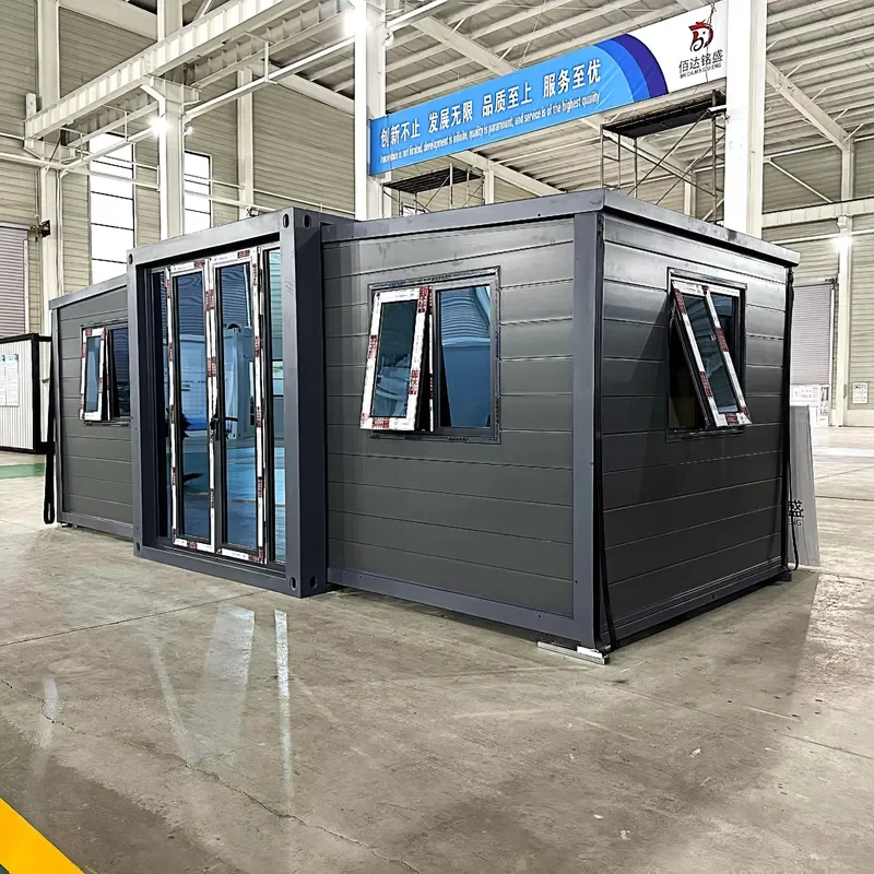 2026 Modular 10ft Expandable 1 Bedroom Prefab Folding Container House Comfort Living Villa Design Made From High Quality