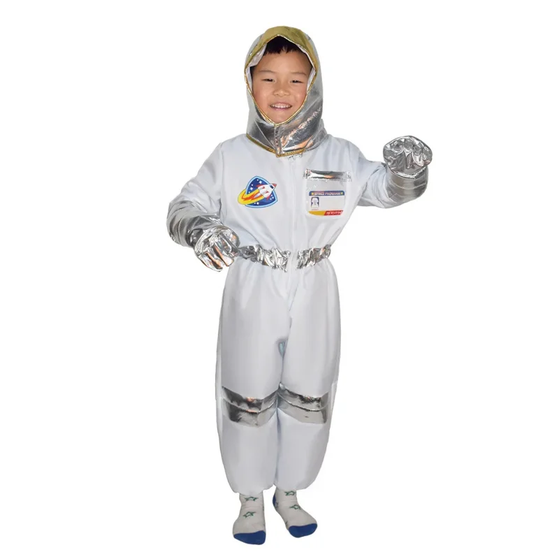 Costume d'astronome pour enfants, jeu de fête pour enfants, cosplay de carnaval, plein spanball, fusée imbibée d'espace, costume d'Halloween