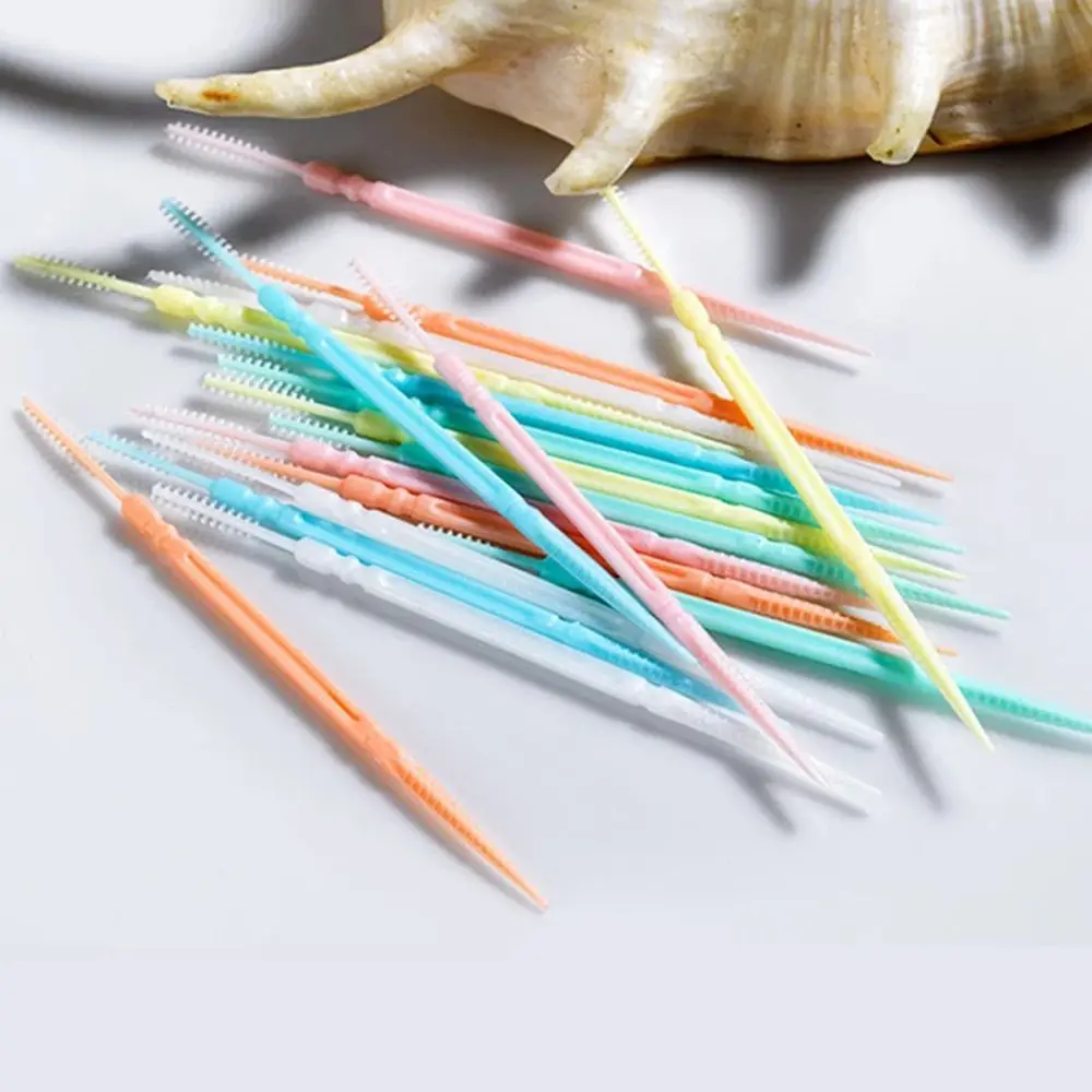 Cuidado Postprandial de 200 piezas, palillos de dientes desechables de doble cabezal, aparato de limpieza de hendiduras, Decoración de mesa