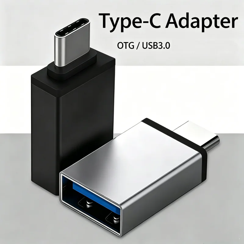 Type C Male to USB 3.0 Female OTG Adapter Portable Data Transfer Converter For Smartphones Tablet Flash Drive Mouse Keyboard