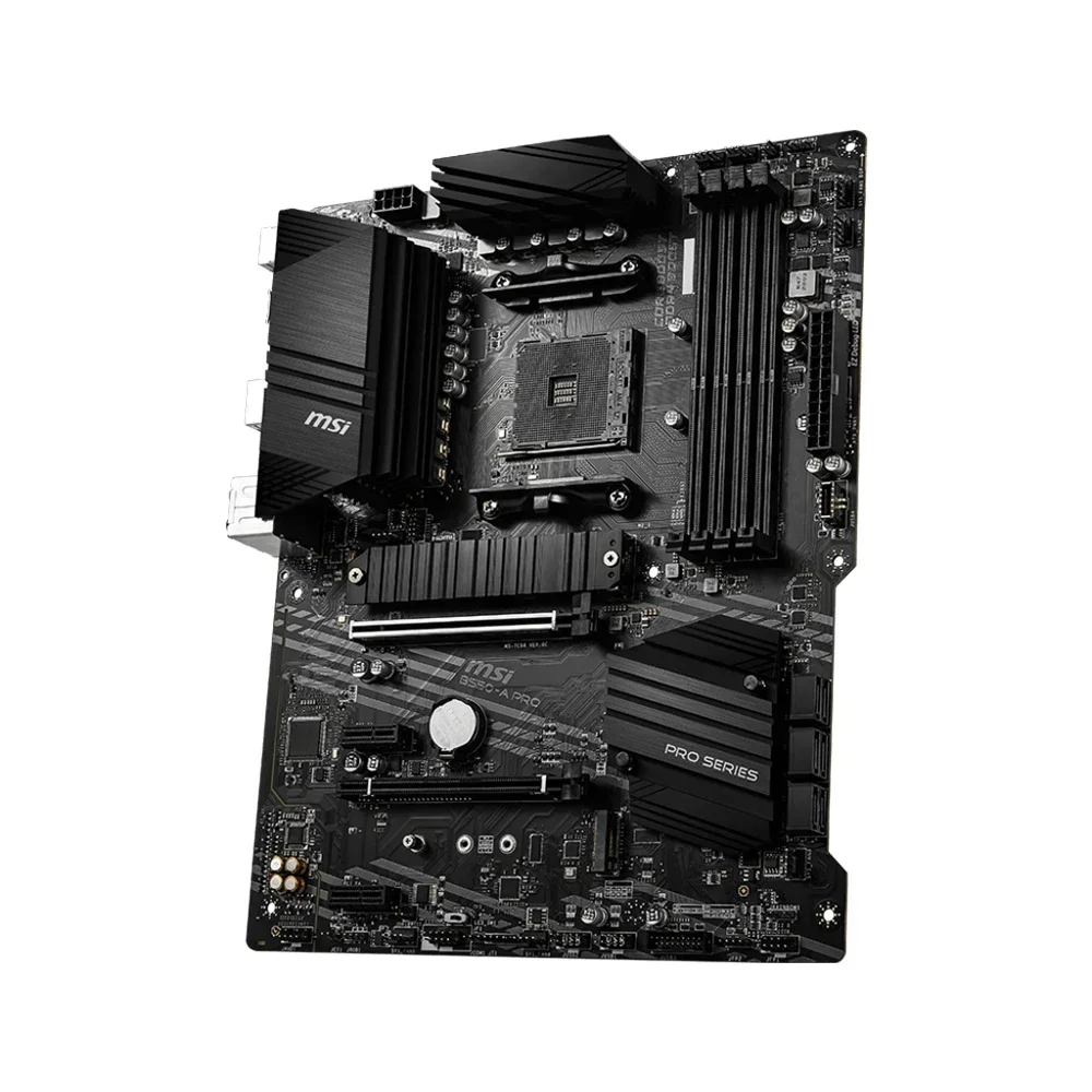 MSI B550-A PRO motherboard supports AM4 Ryzen 9 5900X 3900X Ryzen 7 5800X3D Ryzen 5 5600X CPU AMD B550 Chipset 4xDDR4 1xHDMI ATX