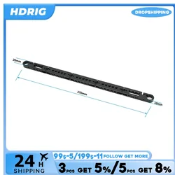 HDRIG Cross Cheese Bar with 15mm Rod Adapter & 1/4