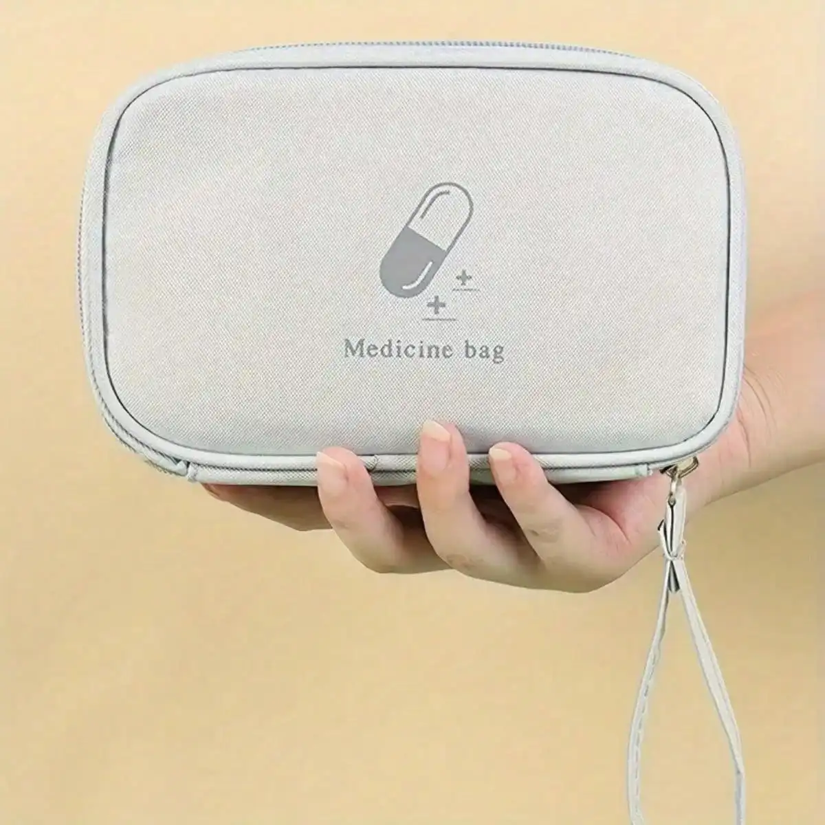 

Портативная аптечка, сумка для неотложной медицинской помощи для дома, путешествий, кемпинга, автомобиля, офиса, легкая и прочная сумка для хранения лекарств