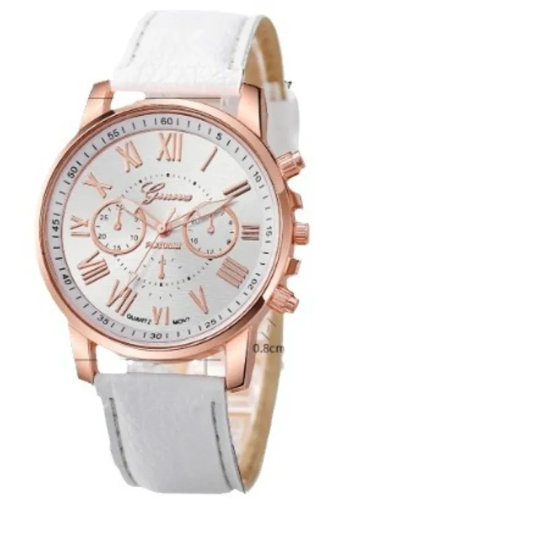 5 pezzi set orologio di lusso da donna anello collana orecchini perla strass orologio da polso femminile casual orologi da donna braccialetto (senza scatola)