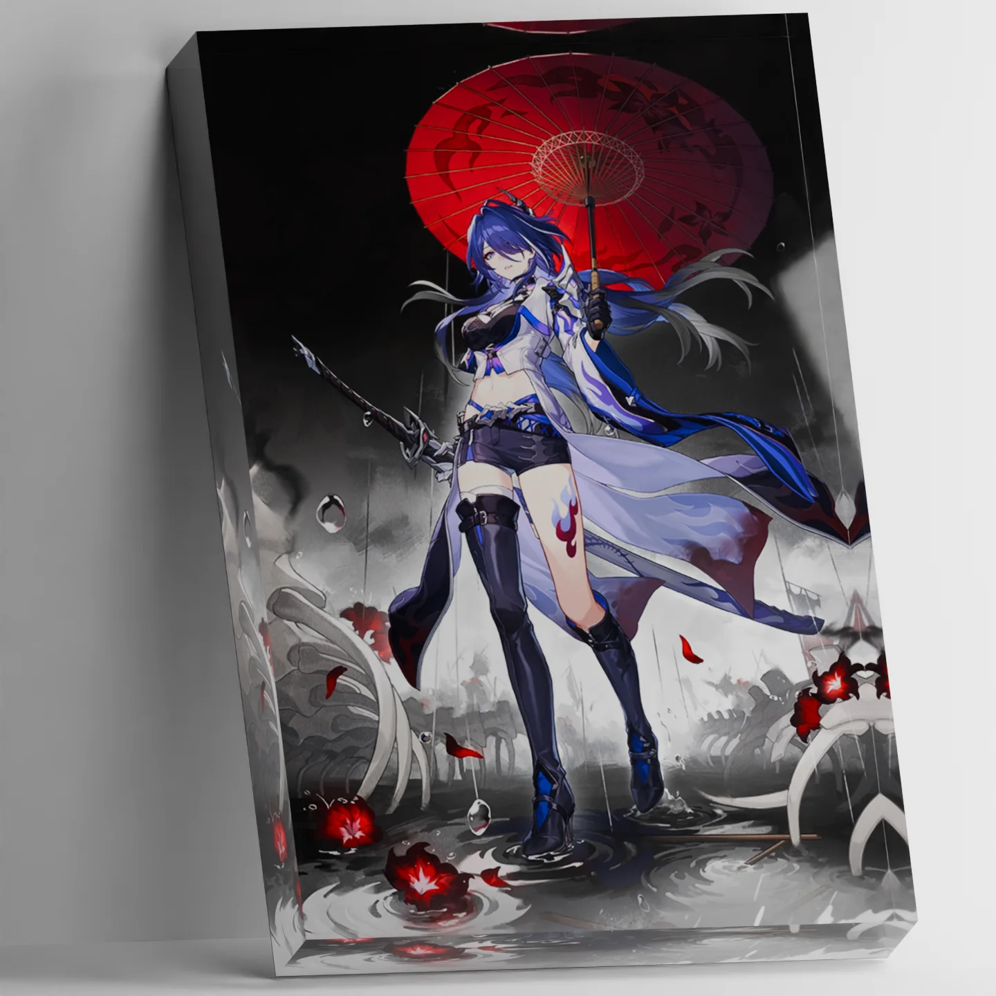 

Honkai Star Rail Acheron Acrylic Block Stand Figure Raiden Mei Game Character Display Ornament Desktop Decoration Anime Gift HSR