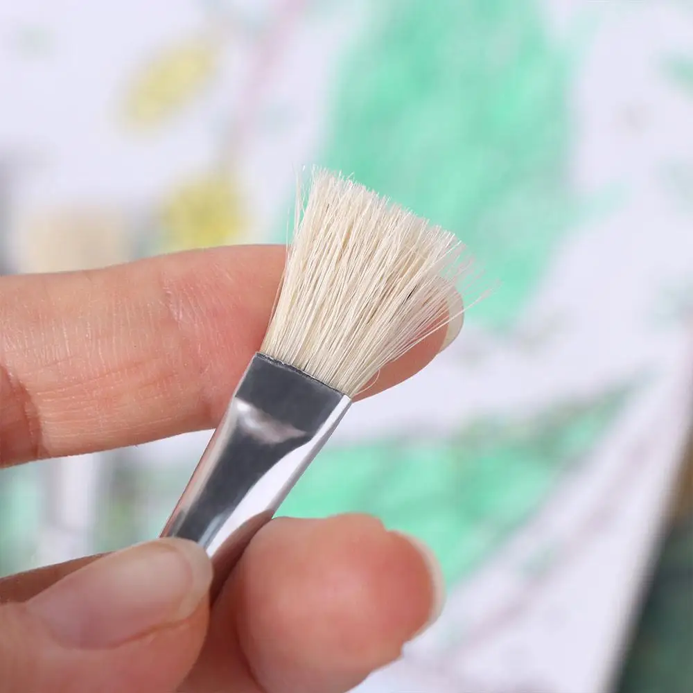 

12pcs Orange Soft Fiber Paint Brush Set Plastic Soft Grip Nylon Painting Pen Classical Traditional Hook Line Pen Art Class