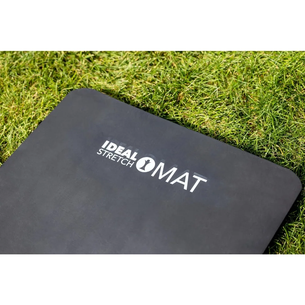 بساط يوجا وبيلاتيس NBR سميك صديق للبيئة مقاس 1 بوصة - بساط تمرين غير قابل للانزلاق لليوجا والبيلاتيس والتمدد وتدريبات اللياقة البدنية #3