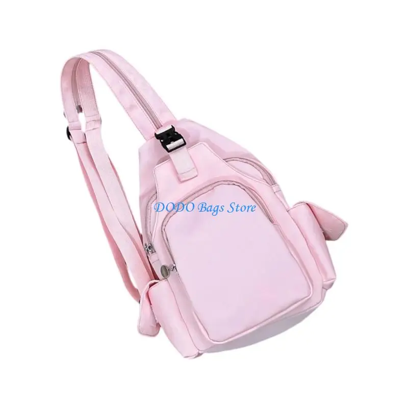 

Contemporary Chest Bag For Daily Essential Ergonomic Shoulder Support Multi Compartment School Backpack Crossbody Bags