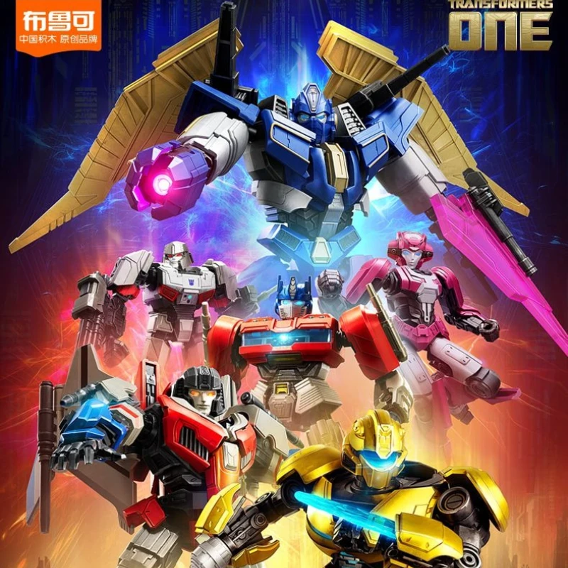

Blokees Transformed Toys One Classic Class Soundwave Ironhide Shockwave Assembled Figures Movable Model Home Decorations