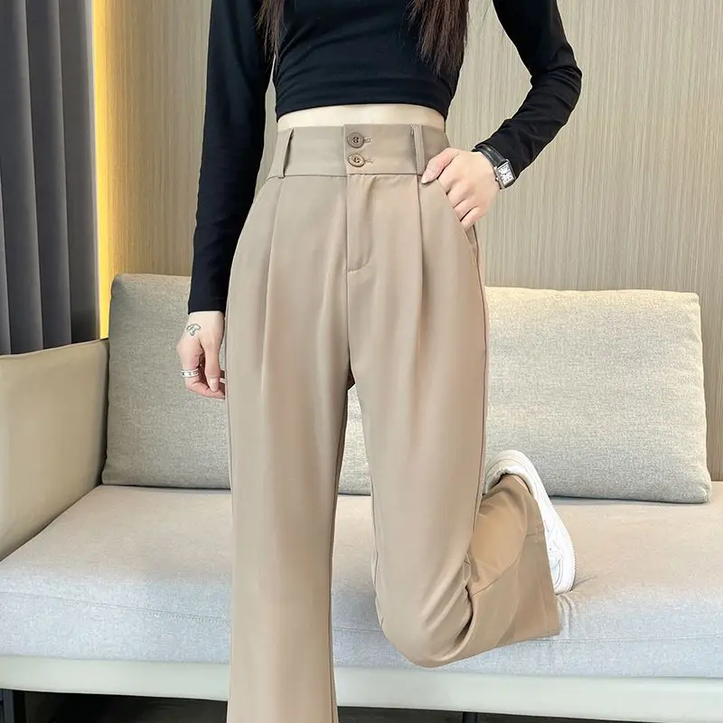 Micro Flare Pants Women Spring New High Waist Skinny Leisure Korean-style Casual New Fashion All-match Cozy Skin Friendly Gentle