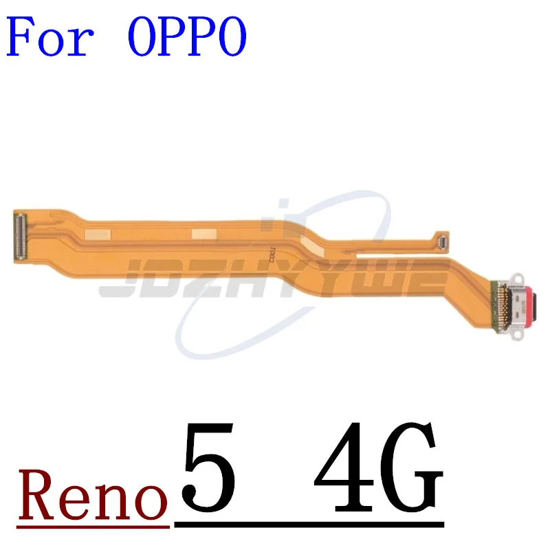 USB Charging Port Board Dock Plug Connector+SIM Card Holder Socket Flex Cable For OPPO Reno 5 6 Reno5 Z F Reno6 Pro Lite 4G 5G