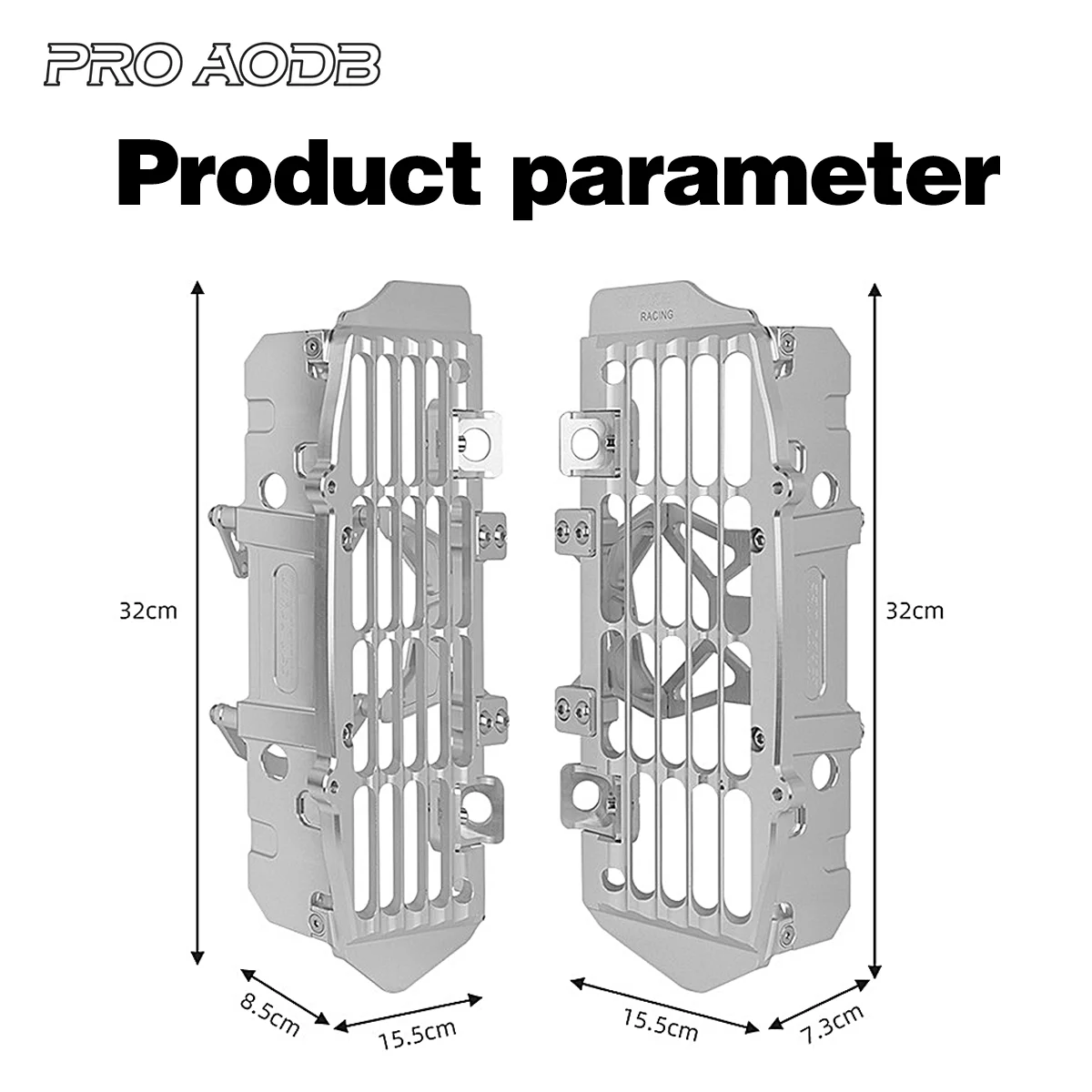 2024 New Motorcycle CNC Radiator Guard Grill Cover Protector Grille For KTM EXC 250 300 Six Days For Husqvarna TE FE 250 300 350