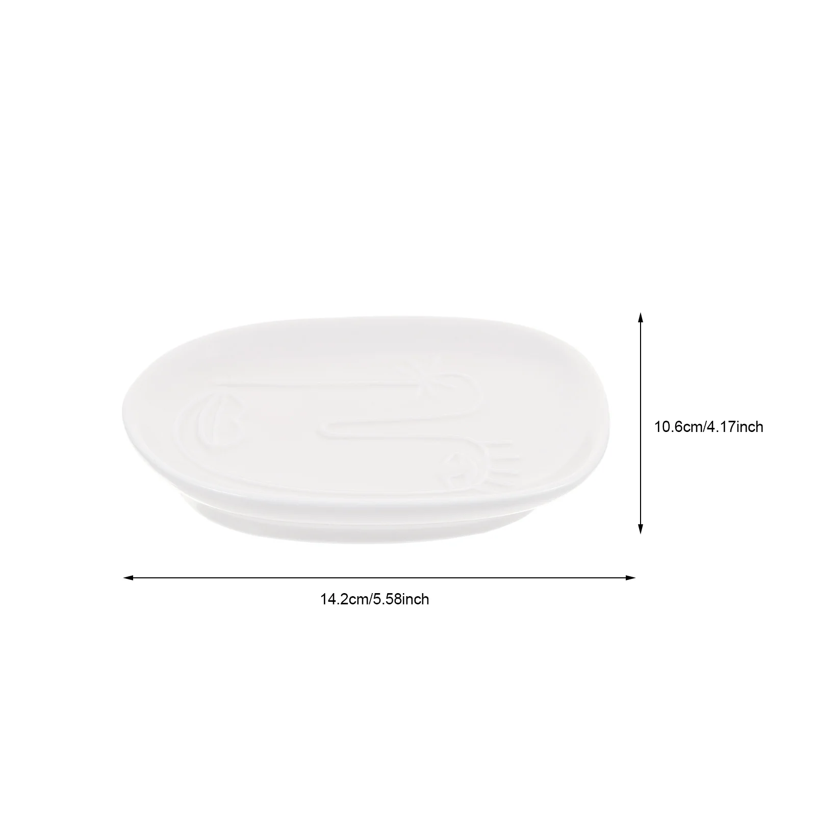 حامل تخزين أطباق الصابون السيراميكي، حاوية محمولة، شكل جميل يحافظ على جفاف الصابون، ديكور الحمام يدوم طويلاً #3