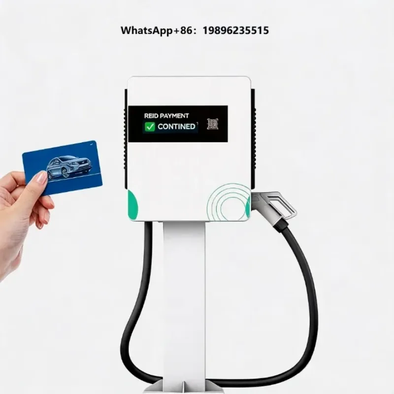 Factory Wholesale 20kW Column DC EV Fast Charger Wall Pedestal Dual Installation Optional CE TUV Certified