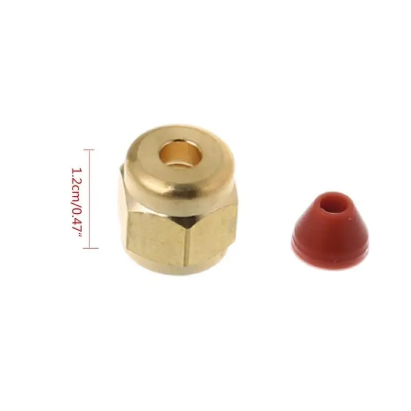 【New】Fog Machine Pump Parts Copper Cap Nozzle Kit Leak-Proof Silicone Gasket Filter Nozzle For Live Performance