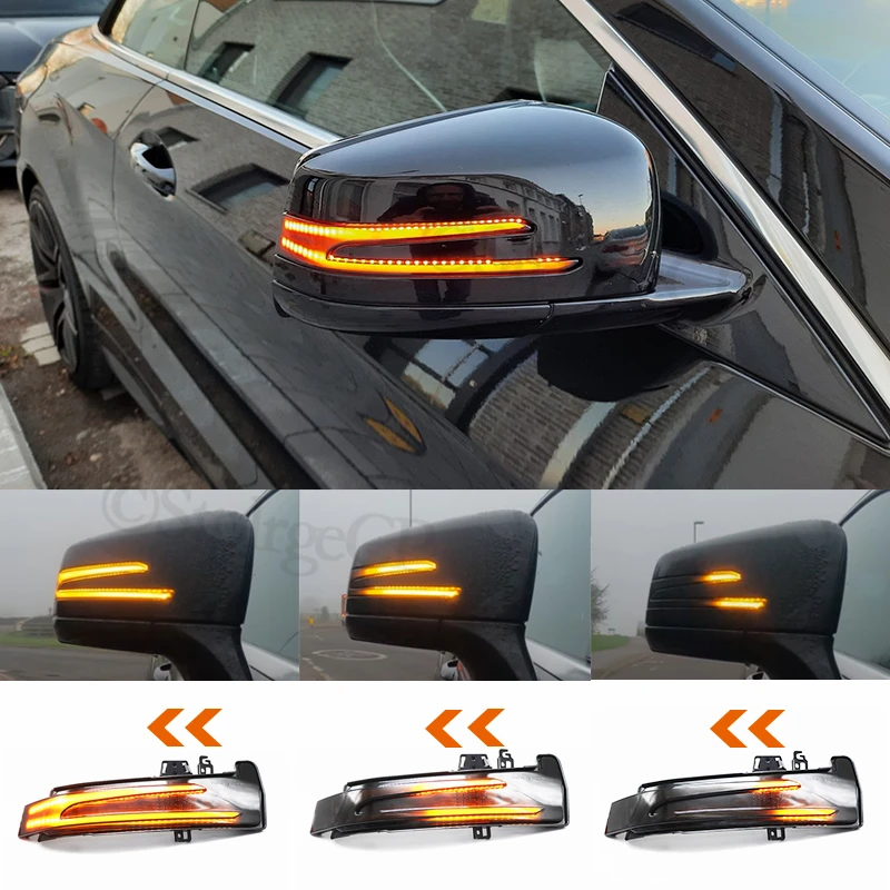 

High-quality dynamic LED rearview mirror indicator streamer turn signal For Mercedes Benz GLK Class X204 2009 2010 2011-2015