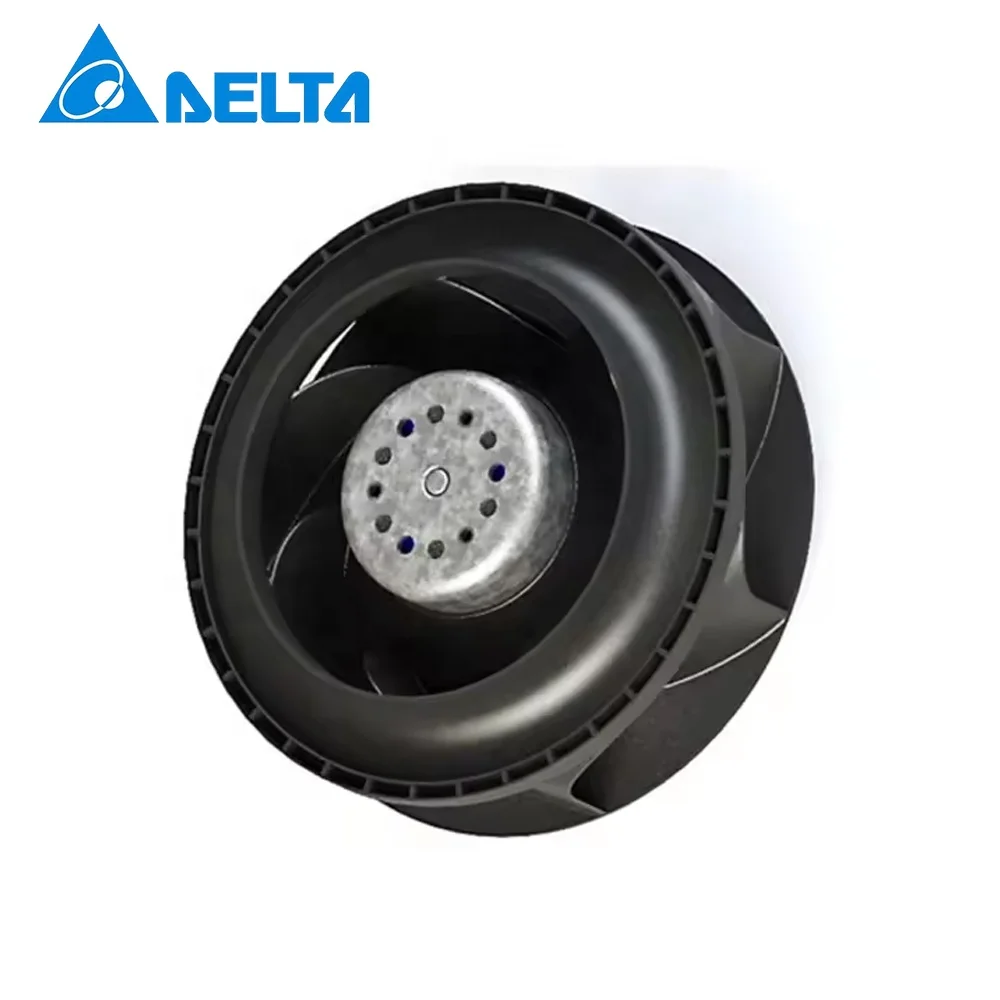 

Delta EC Fan GTB023EUG10R-V E1 230V 3000RPM 225mm 180W 1.0A IP54 AHU Air Handling Unit EC Plug Fan Centrifugal Cooling Fan