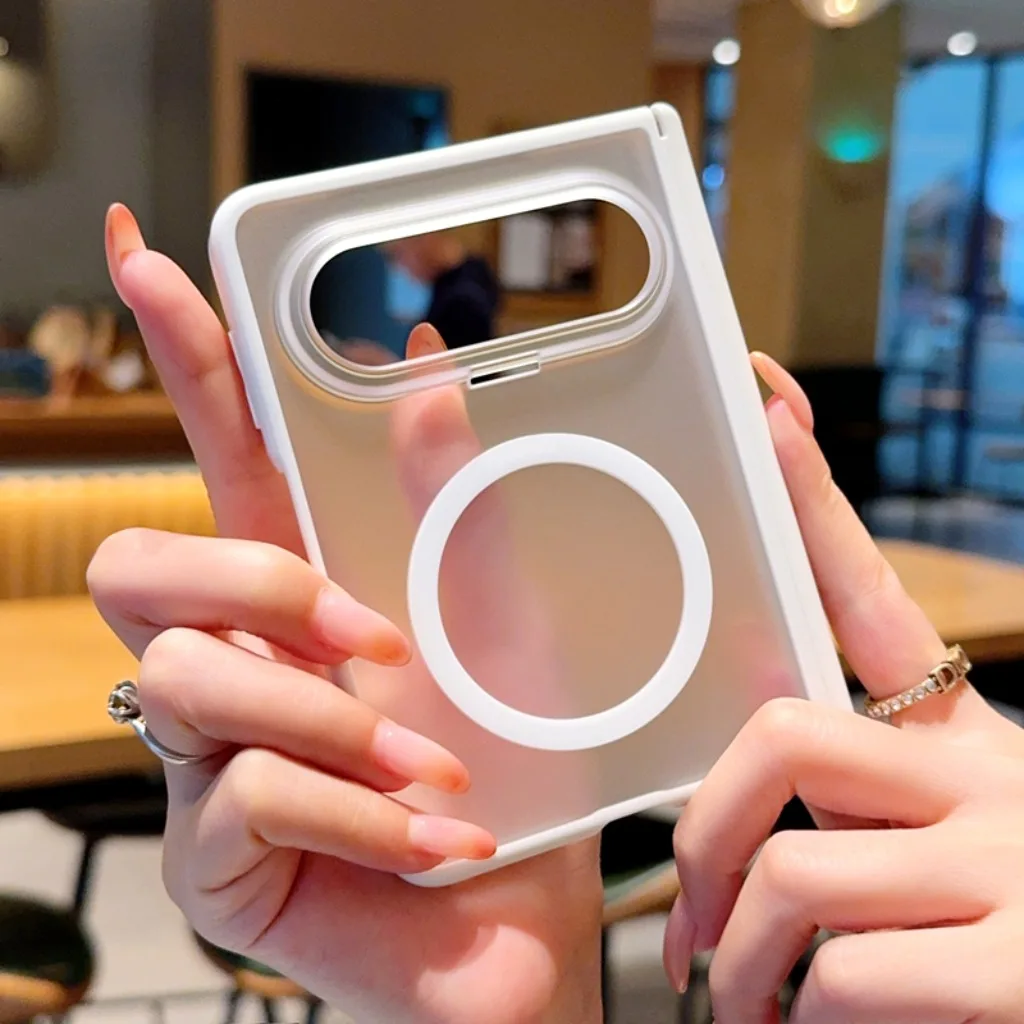 Matte Translucent Magnetic Phone Case For Huawei Pura X Max Mate XT XTs Ultimate X7 X6 X5 X3 Full Hinge Protection Cover view 6