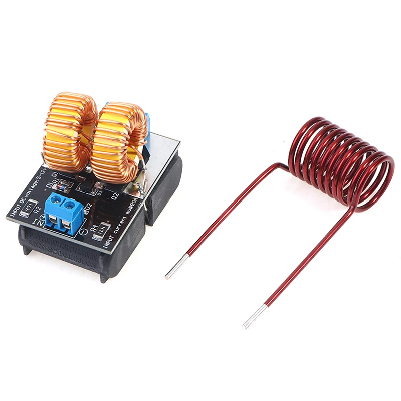 DC 5V~12V 120W Mini ZVS Induction Heating Board Flyback Driver Heater DIY Cooker+ Ignition Coil