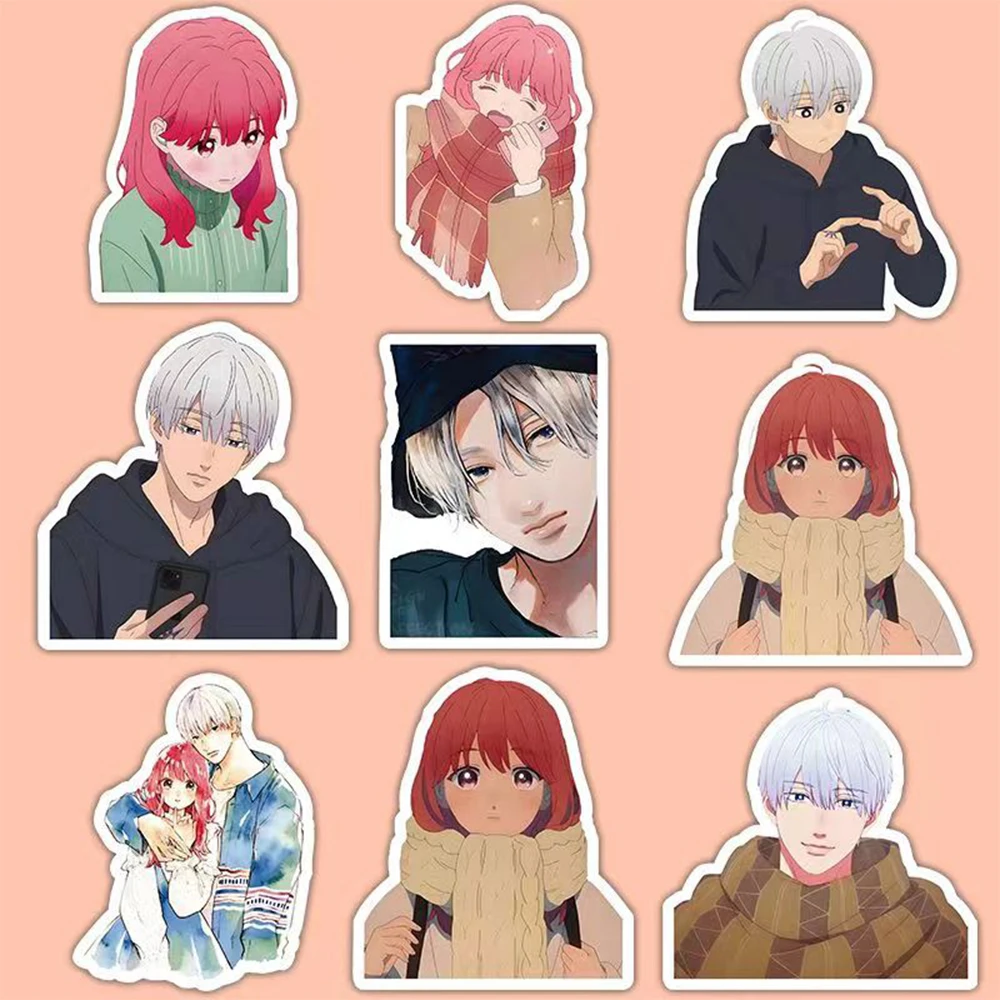 10/30/50pcs Anime A Sign of Affection Stickers Kawaii Yuki Girls Sticker Scrapbooking Phone Suitcase Laptop Decoration Decal